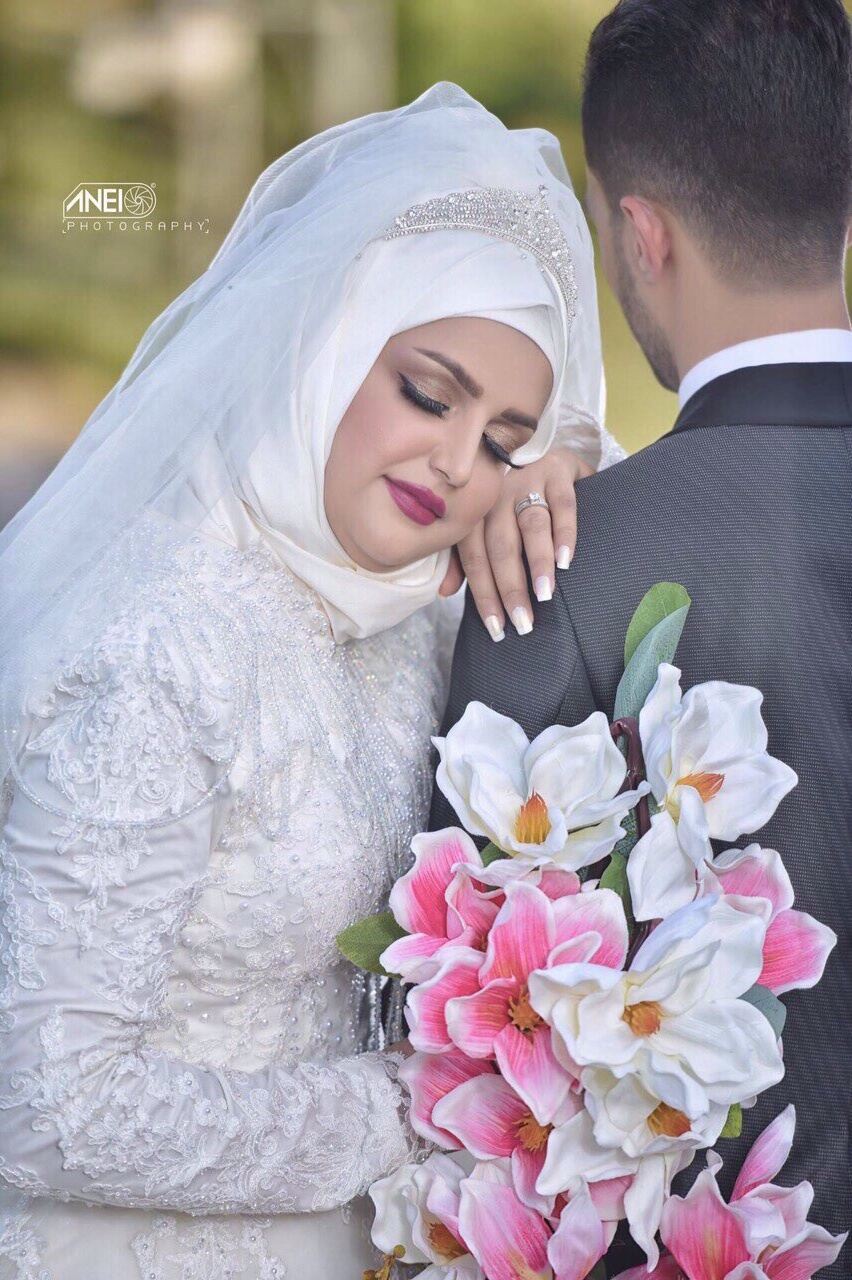 flower, hijabi girl, nice dress and hijab