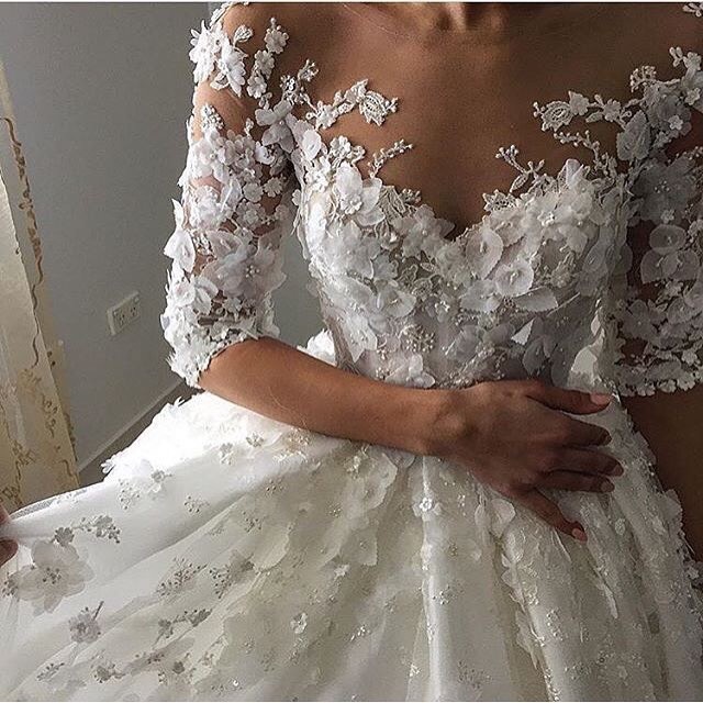 long sleeve, long dress, wedding day and party