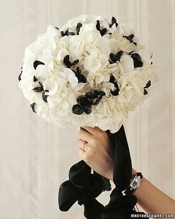 butterflies, bouquet and black