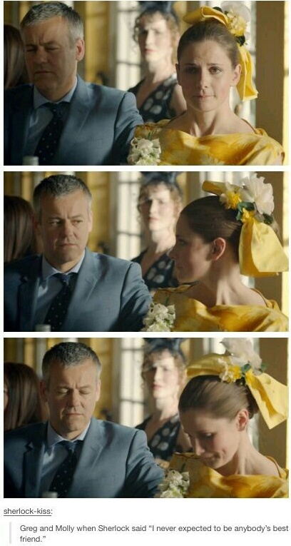 benetic cumberbatch, lestrade and sad
