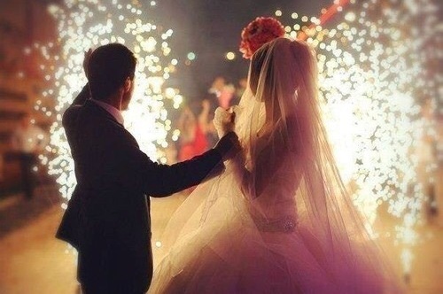 bride, lights and dress