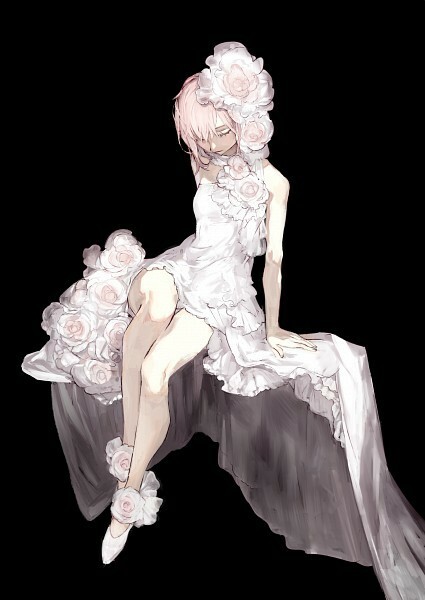 rose, flower and frills