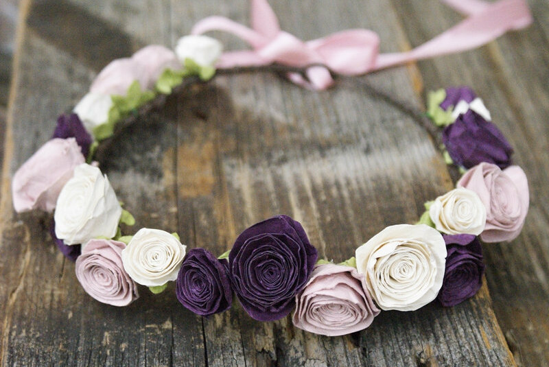 photo props, peach flower crown, etsy and floral headpiece