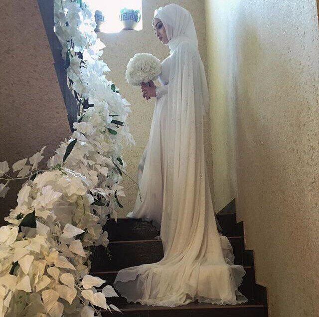 flowers, dress, nikah and beauty
