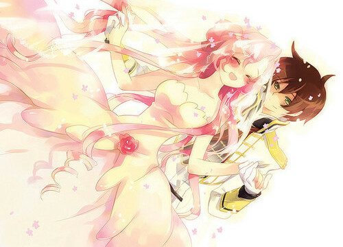 anime, couple and sweet