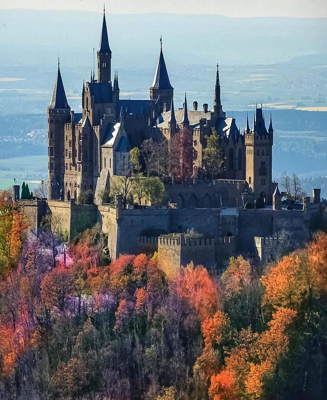 castle, wonderful, colorful and germany