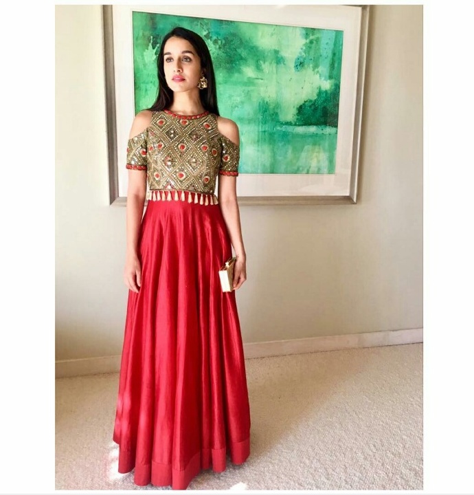 shraddha kapoor, red, actress and beautiful