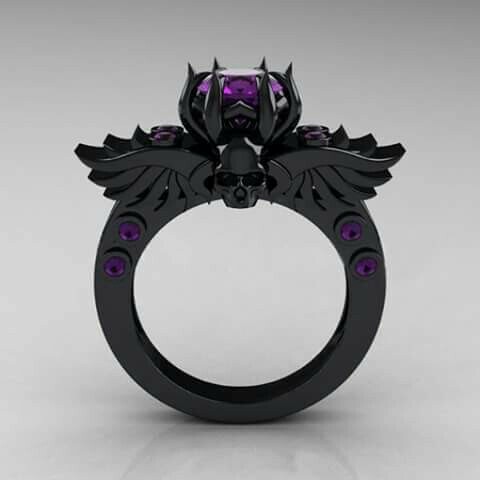 wedding ring, ring, gothic and jewelry