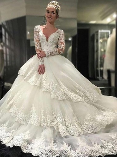 2017 wedding dress, long wedding dress and wedding dress