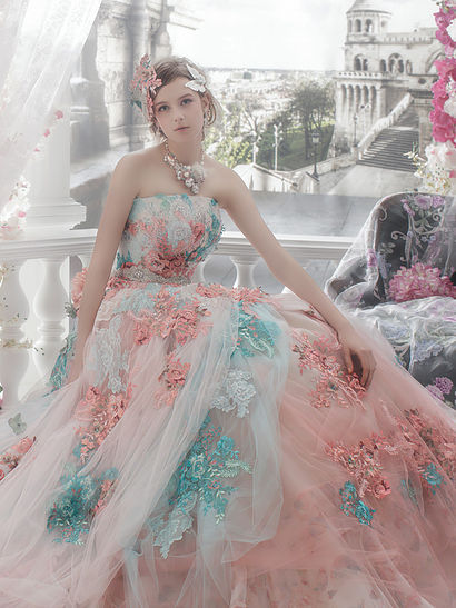 beautiful, dress and glamour