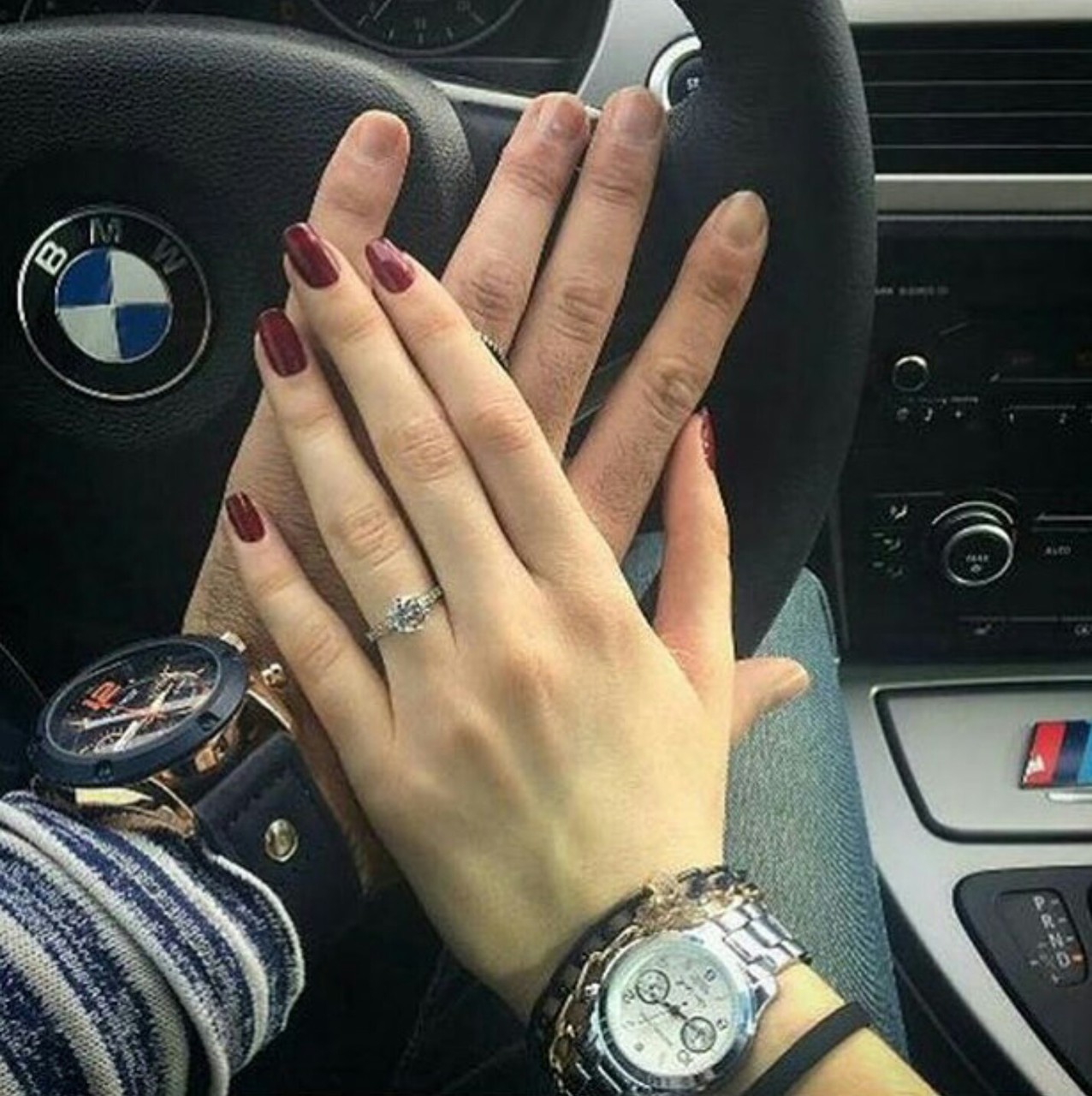 ring, happy, hands and bmw