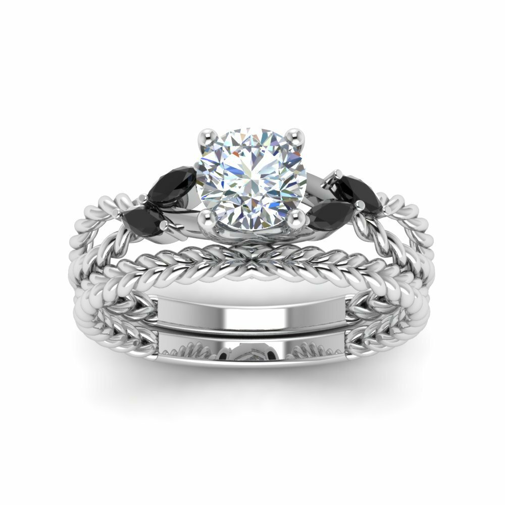 wedding rings for her, black diamond rings, wedding bands and wedding ring sets