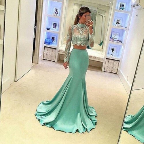 dress and green