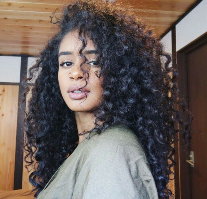 curly hair, perfection, phone and onfleek