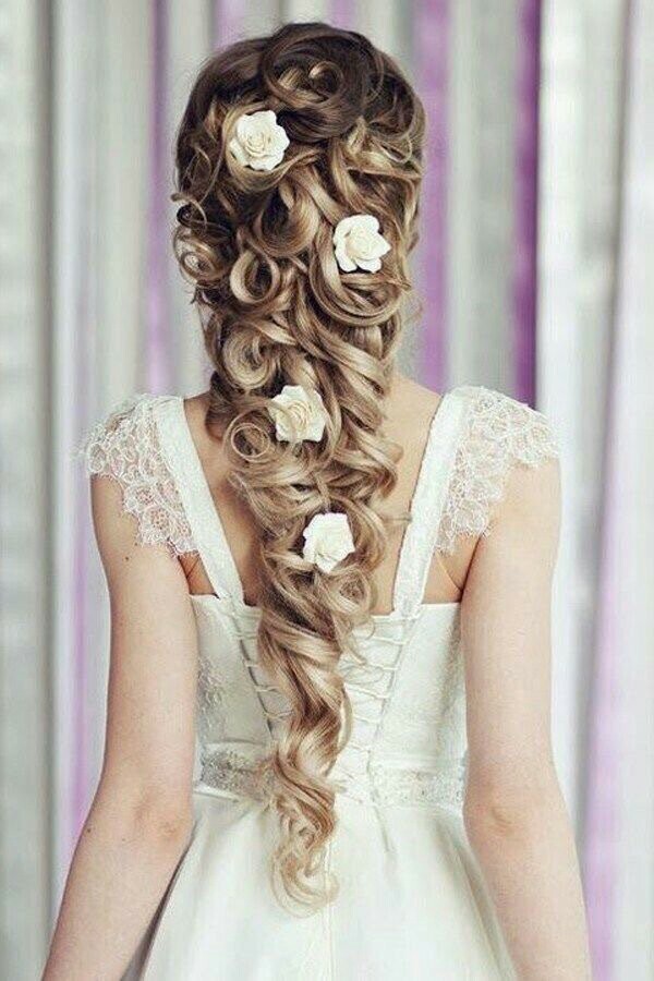 hair, hairstyle and mariage