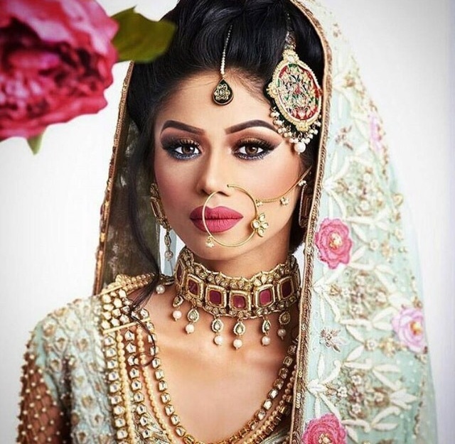 traditional, bridal, makeup and indian