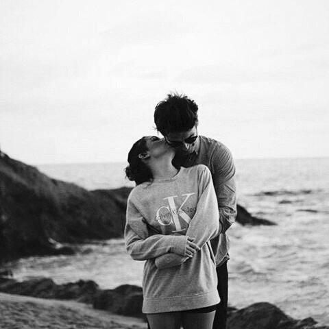 beach, couples, chic and kiss