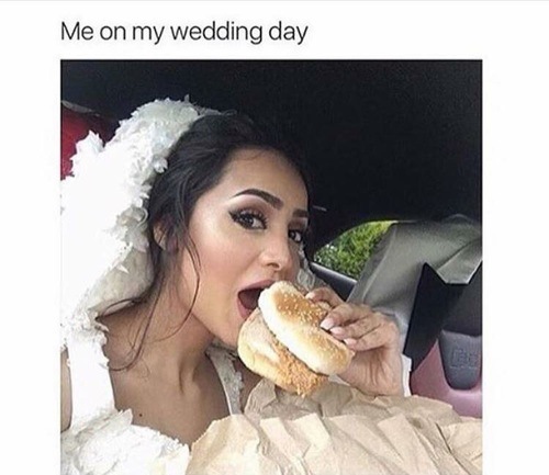 wedding day, hamburguesa and goals