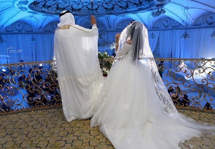bride to be and arabic wedding