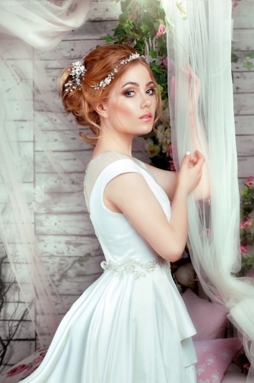 femininity, elegant, wedding dress and romantic