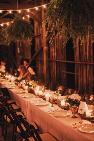wedding day, table and flowers