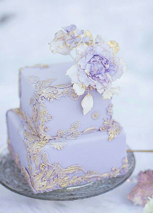 wedding cake, purple, cake and wedding goals