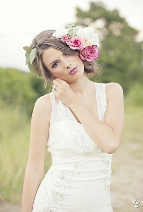 beautiful, pretty, hair and gown