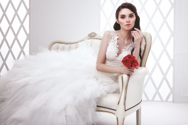 beautiful, fashion and wedding dress