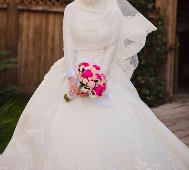 nikah, hijab, flowers and beauty