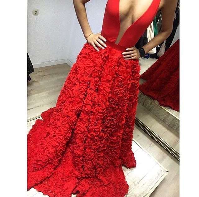 fashion, engaging, red and dress