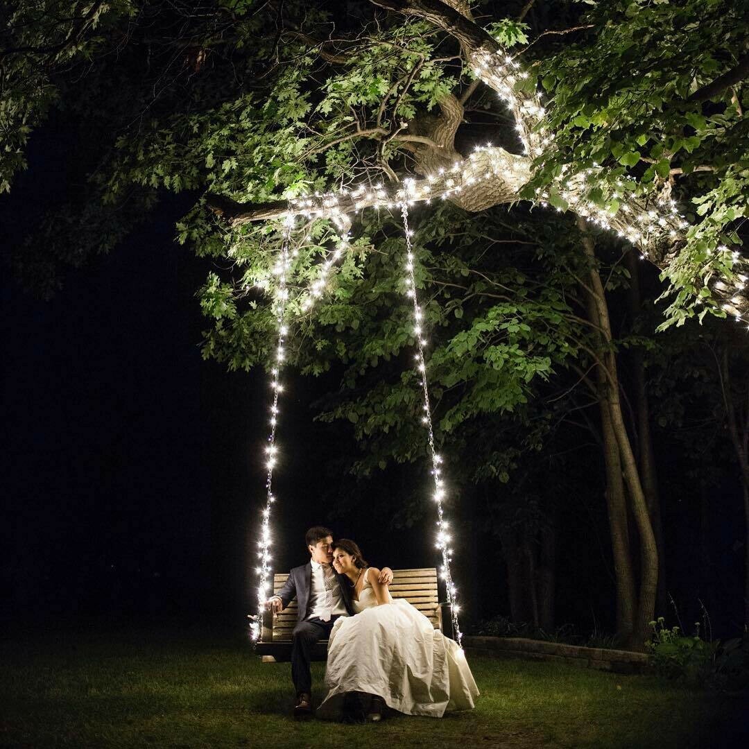 lights, love, wedding dress and boyfriend