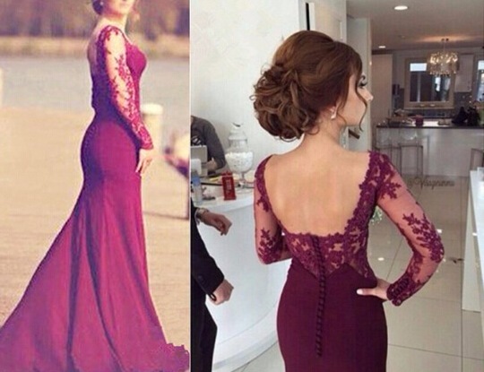 weddings, prom dress and burgundy dress