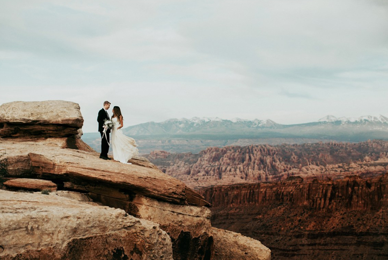 bride, woman, dress and man