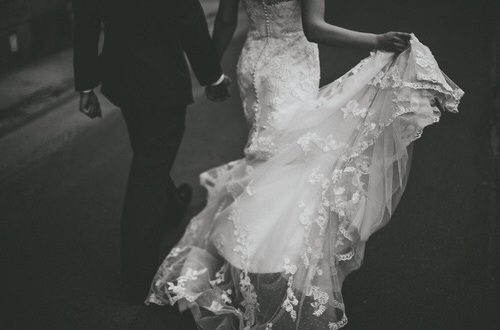 vestido de novia, goald and novios