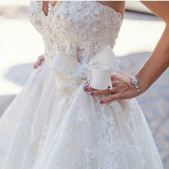 dress, lace, fashion and wedding dress
