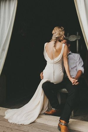 wife, wedding dress and with dress