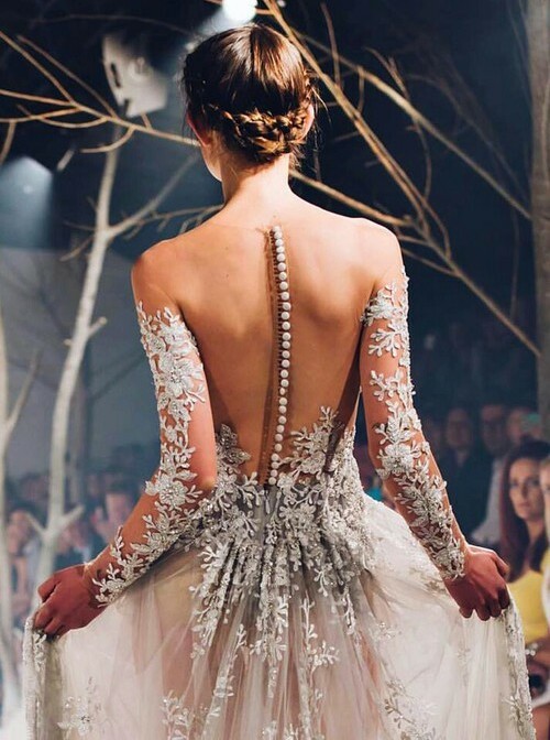 rich, largo, dress and flower