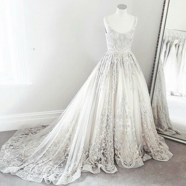 detailed, pretty, wedding dress and regal