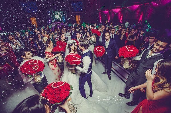 wedding+surprised+, luxury+ and azerbaijan+
