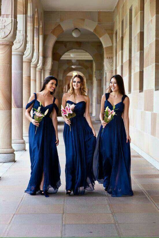 dress, flores, casamento and blue