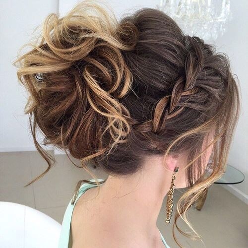 hairstyle, bun, wedding bun and Prom