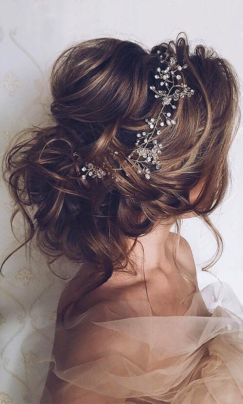 wedding bun, bun, hairstyle and Prom