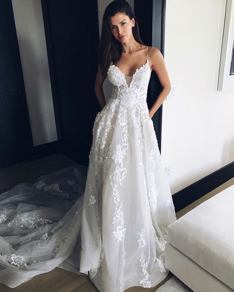 straight hair, girl, dress and white