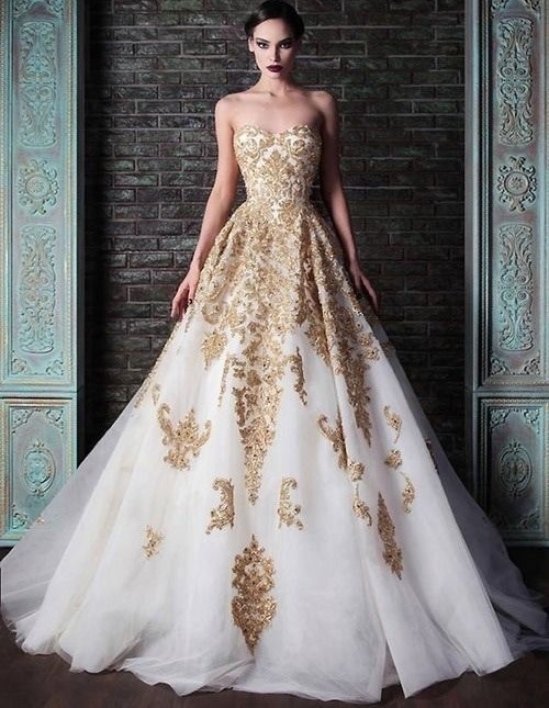 chique, gold, white and fashion