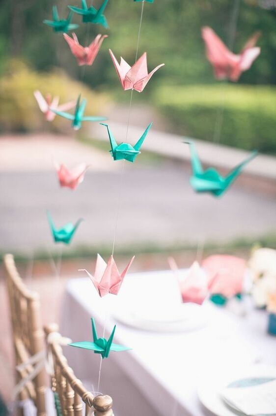 aesthetic, garland, origami and Paper