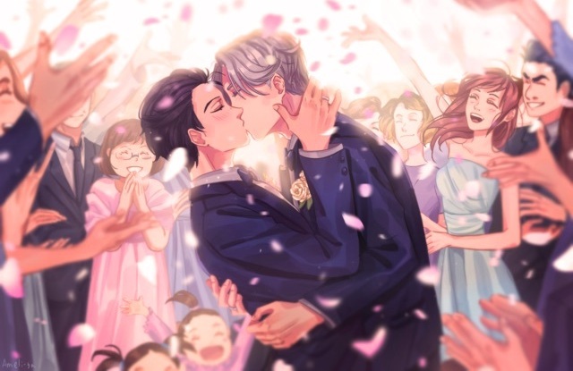 victuuri, yuri on ice and yoi