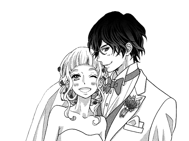 black and white, shoujo, huge and happy