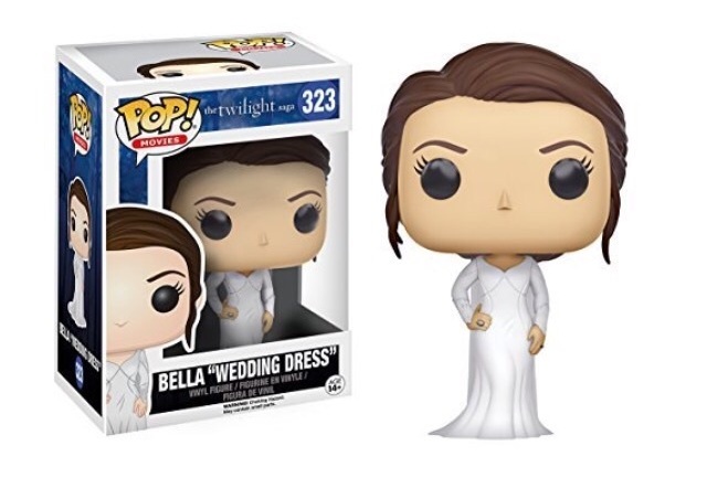 wedding dress, funko pop and bella swan