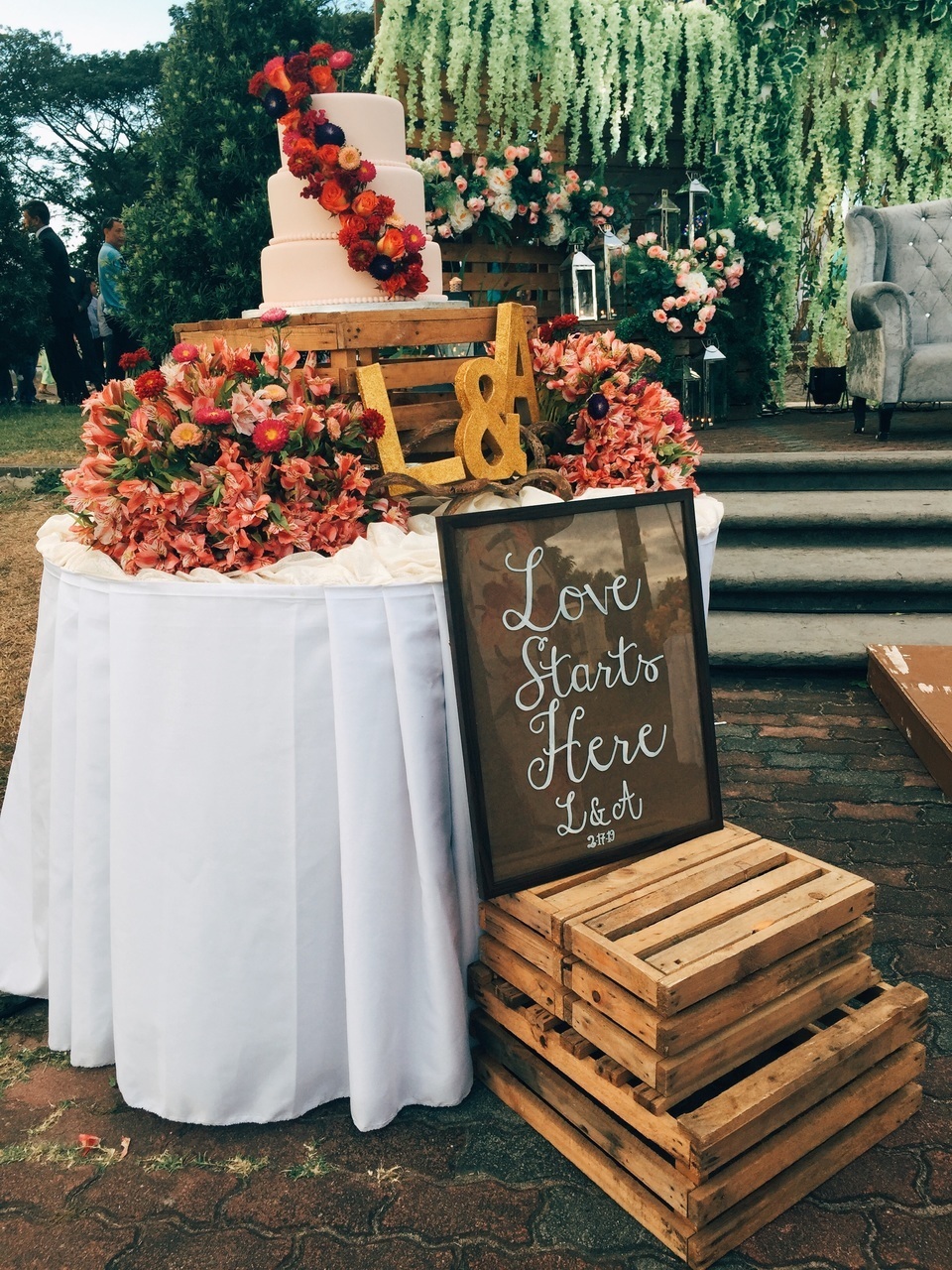decors, flowers, rustic and floral