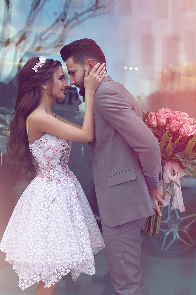 happiness, surprise, romance and roses